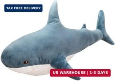 30 Inch Giant Shark Stuffed Animal Pillow, Soft Shark Toys Big Shark Plush Pillo