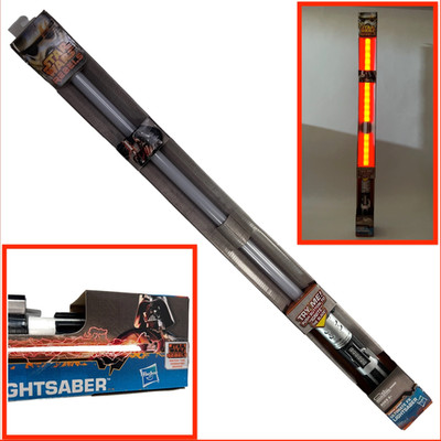 Star Wars Darth Vader Ultimate FX Lightsaber Red Light Up Blade Hasbro 2013 New