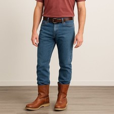 Men's Brown Leather Boots