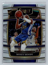 2021-22 Panini Select #62 Moses Moody Silver Prizms