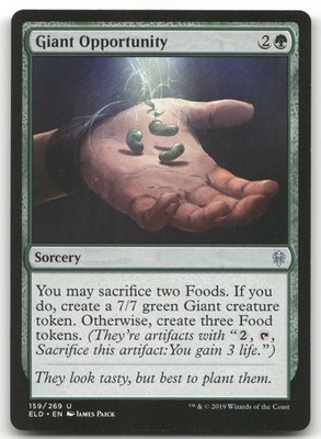 Giant Opportunity #159 (LP) Throne of Eldraine ELD Magic MTG