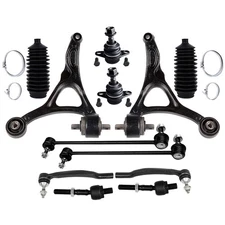 12pcs Front Tie Rod Sway Bar Control Arm For 2003-2014 Volvo XC90