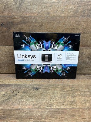 Linksys Black Dual Band Ac1750 Hd Video Pro Smart WiFi Router Ea6500 New
