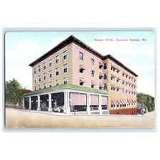 Snapps Hotel Postcard Vintage Excelsior Springs Missouri