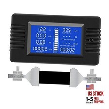DC 0-200V 0-300A Battery Monitor Meter with DC 300A Battery Meter  300A Shunt  