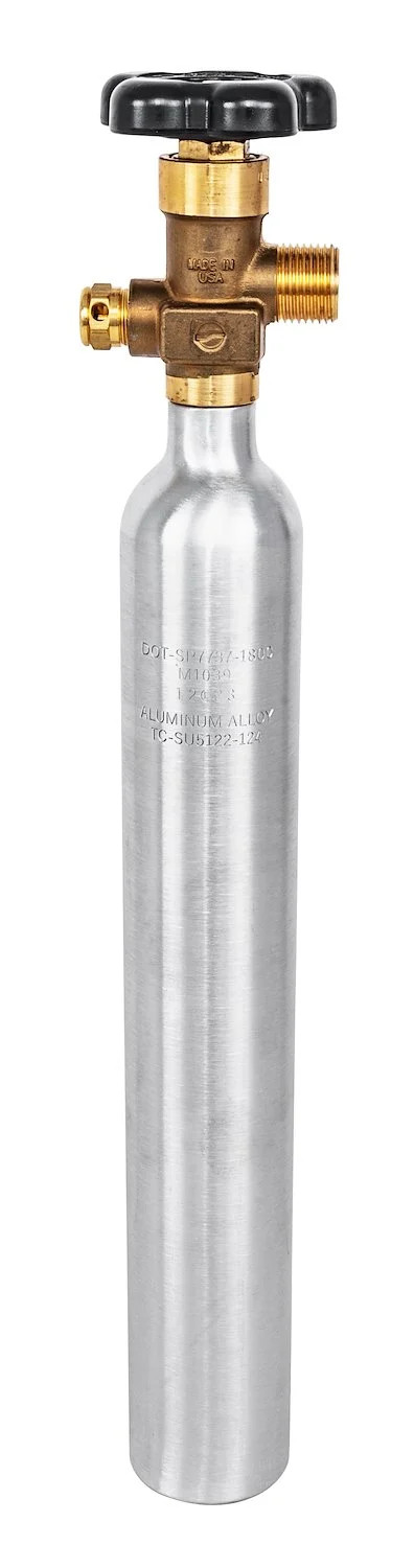 JEGS 60205 CO2 Bottle with Valve