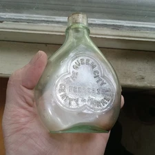 1880 THE QUEEN CITY FEEDERS GERITY &MORRELL FEEDING BOTTLE ELMIRA,NY BABY NURSER