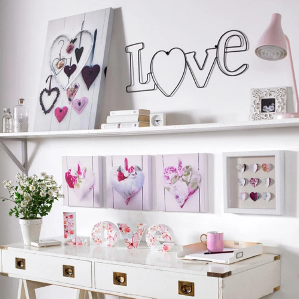 Decoración de pared contemporánea de metal negro Foto 4 de 4