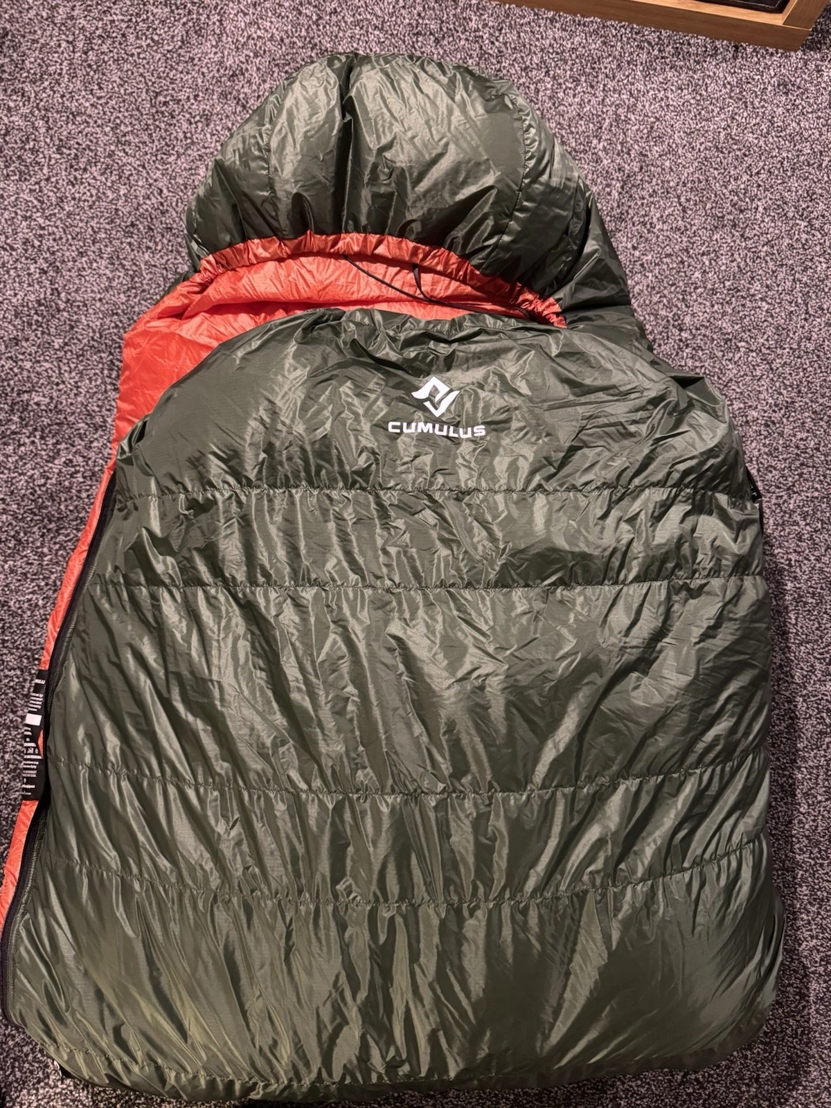 Cumulus X-Lite Custom -6 Sleeping Bag 900FP Hydropobic Down Right Zip 606g New