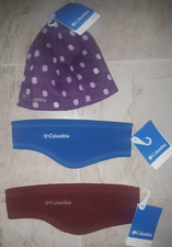 COLUMBIA WINTER BEANIE SKI SNOWBOARD REVERSIBLE HAT  HEADBAND NWT RARE  LOT 3