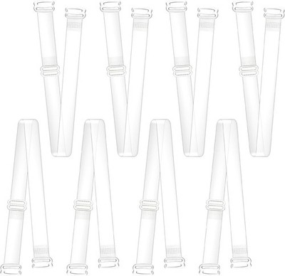 Apausvcm 4 Paare BH Träger,Transparent BH-Träger,Ersatz BH