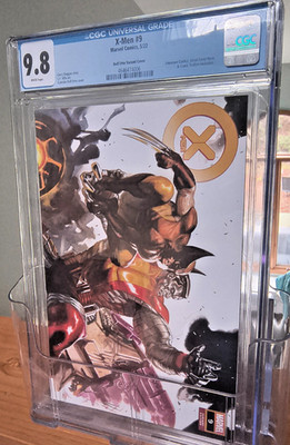 X-Men #9 May 2022 CGC 9.8 EXCLUSIVE DELL'OTTO VIRGIN VARIANT  WHITEPAGES