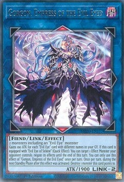 YuGiOh Gorgon, Empress of the Evil Eyed MP20-EN177 Rare Englisch GD 1st