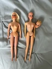 Vintage TLC Barbie Lot ( Dramatic Living Barbie, Quick Curl+Live Action Head)
