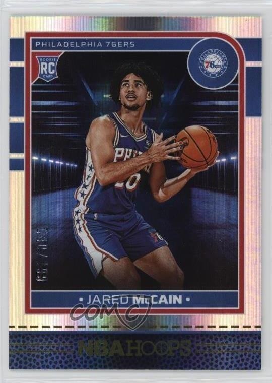 2024 Panini NBA Hoops Rookies Premium Box Set 80/199 Jared McCain #246 Rookie RC
