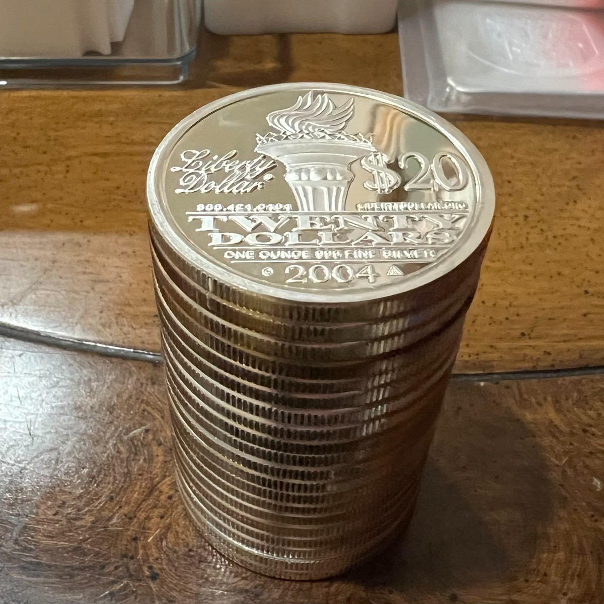 2004 NORFED $20 1 oz 999 FINE SILVER FROSTY PROOF-LIKE✓ BU in