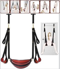 Door Sex Swing with Adjustable Straps 2 in 1 BDSM Thigh Sling Bondage Kit w...