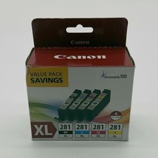 Canon CLI-281XL Black/Cyan/Magenta/Yellow Value Pack - 2037C005
