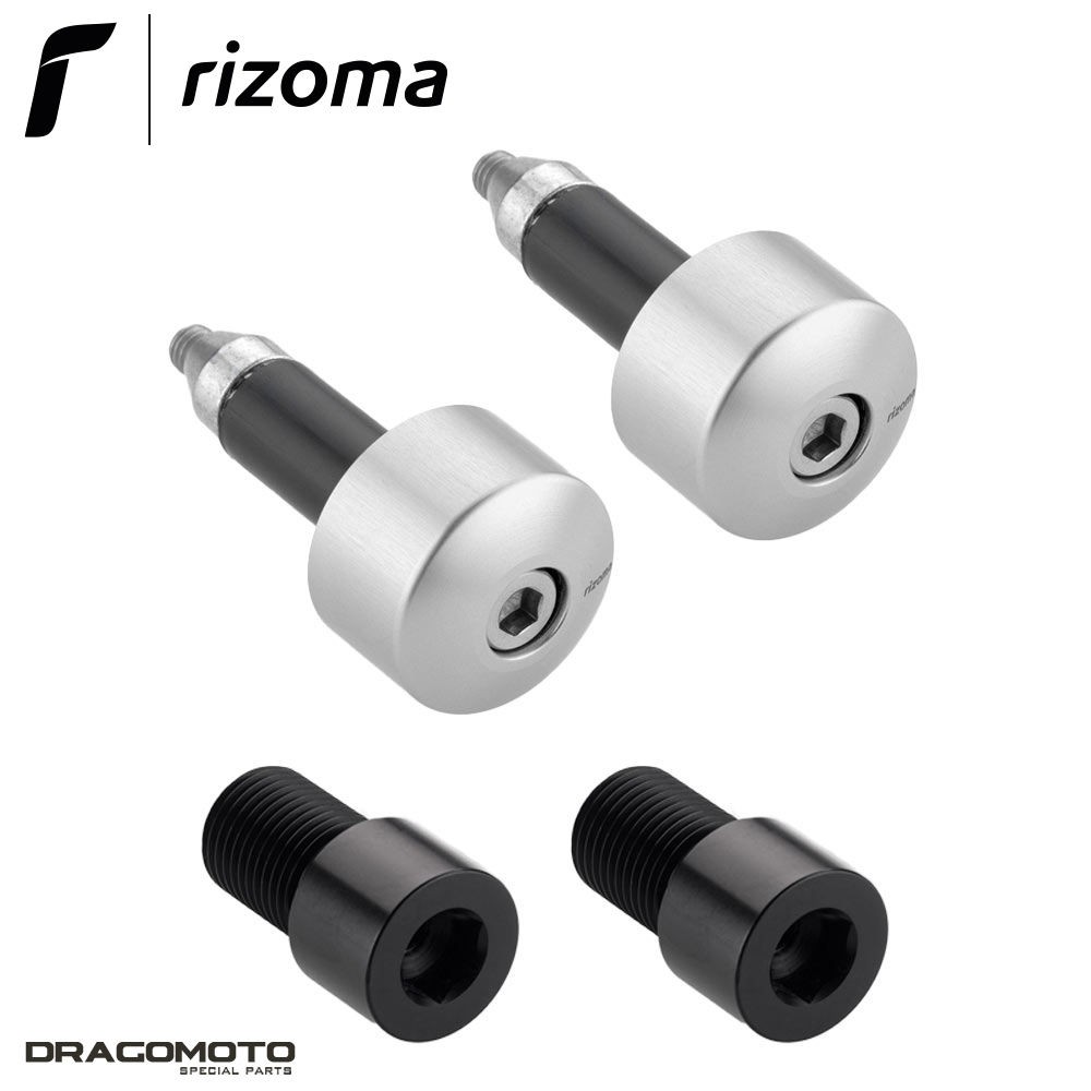 Accessoires personnalisation Argent Yamaha MT-10 2017 embouts Rizoma