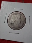 1907-D CIRCULATED 90% SILVER BARBER QUARTER                            #MF-2691