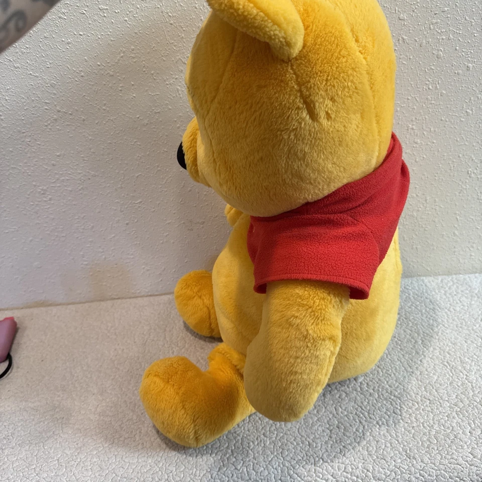 Disney Winnie the Pooh "I Talk" Grande Jumbo Peluche Fisher Price 26" Probado FUNCIONA Foto 2 de 4