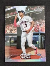 *5* 2024 Stadium Club CHROME + Jeremy Pena Refractor & *2* 2022 RC Rookies Beer