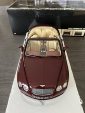 RARE 1:18 BENTLEY CONTINENTAL GTC 2006 RED METALLIC MINICHAMPS MIB