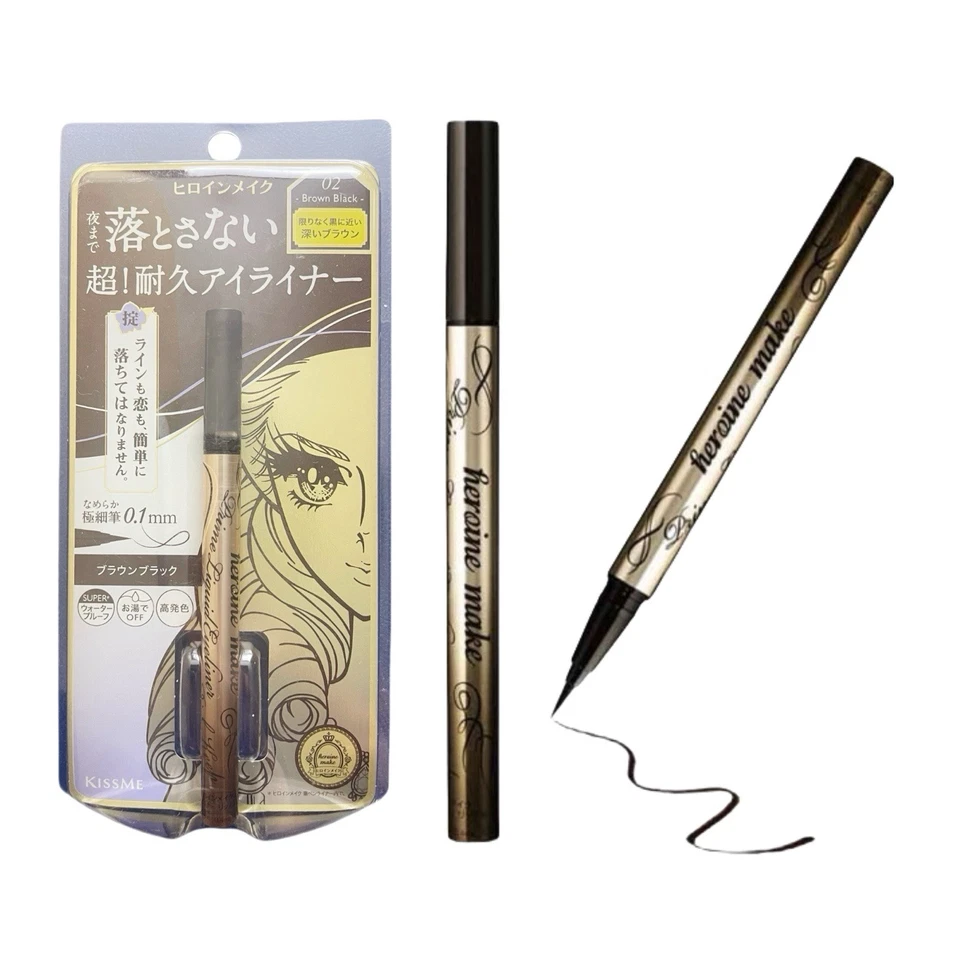 Heroine Make Prime Liquid Eyeliner Rich Keep 02 Brown Black