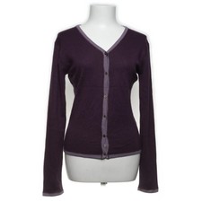 Signum, Strickjacke, Damen, Größe: S, Lila, Kaschmir/Seide, Feinstrick #eo1