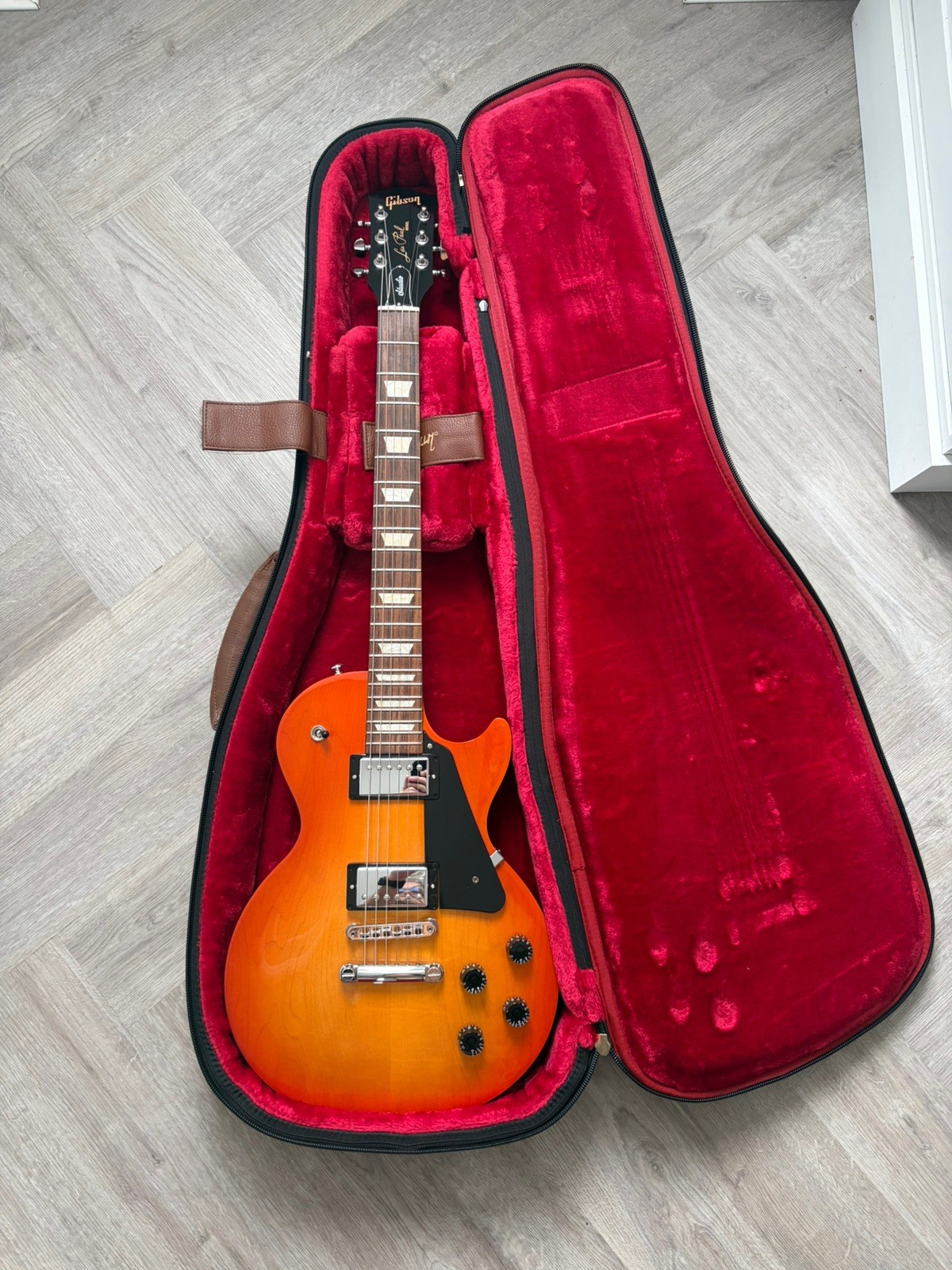 Gibson Les Paul Studio Tangerine Burst Electric Guitar - Mint