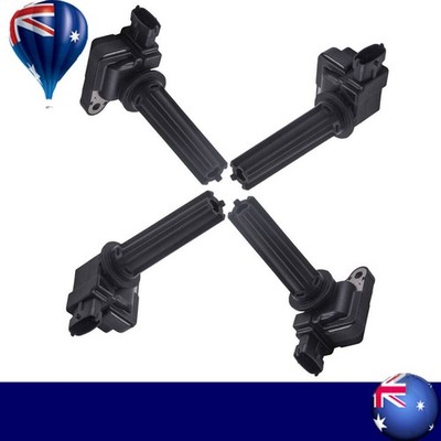 4PCS Ignition Coils Pack Kit For Saab 9-3 2.0L 2003-2011 Turbo UF526 12787707 OE