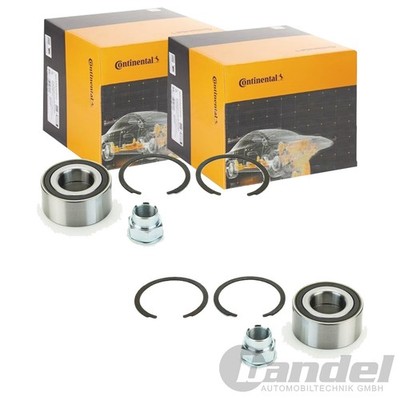 2X CONTINENTAL CTAM RADLAGERSATZ RADLAGER VORNE passend für OPEL ADAM CORSA 