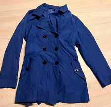 Vintage Hobbs Trenchcoat Damen UK 14 blau Pat...