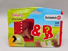 Schleich Farm World Puzzlemals Serie 1 verschiedene Tiere Schleich Katze etc.