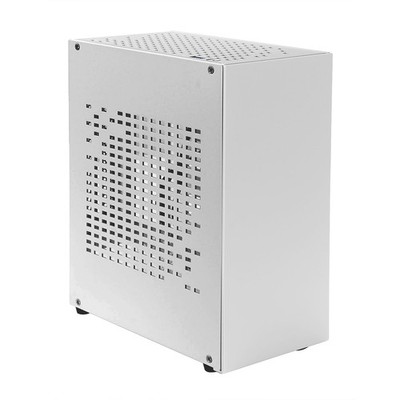 SFF Mini-ITX Case 4.3L, Aluminum Build PC Chassis Fits 180mm GPU & Small 1U PSU