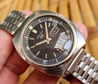 VINTAGE SEIKO 5 SPORTS AUTOMATIC 6319-6000 BLACK DIAL RARE 2.