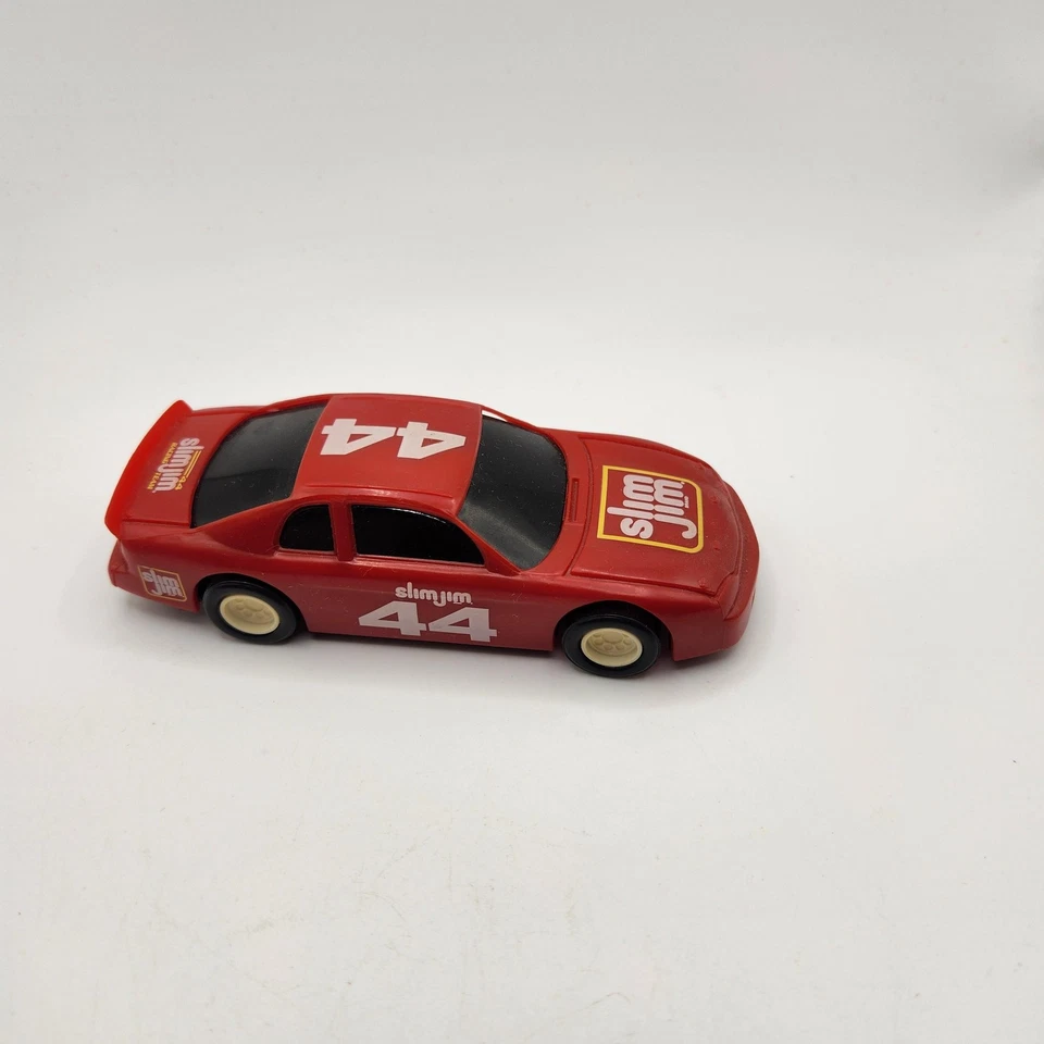 Slim Jim #44 Rojo Stock Coche Juguete Plástico Publicidad Promo NASCAR Carreras Exhibición Foto 3 de 4