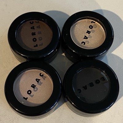 Lorac Eye Shadow Lot of 4 3D Votion Black Light White Gold and Luxe Shimmer