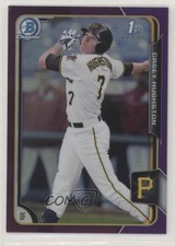 2015 Bowman Draft Chrome Purple Refractor 109/250 Casey Hughston #9 sh7