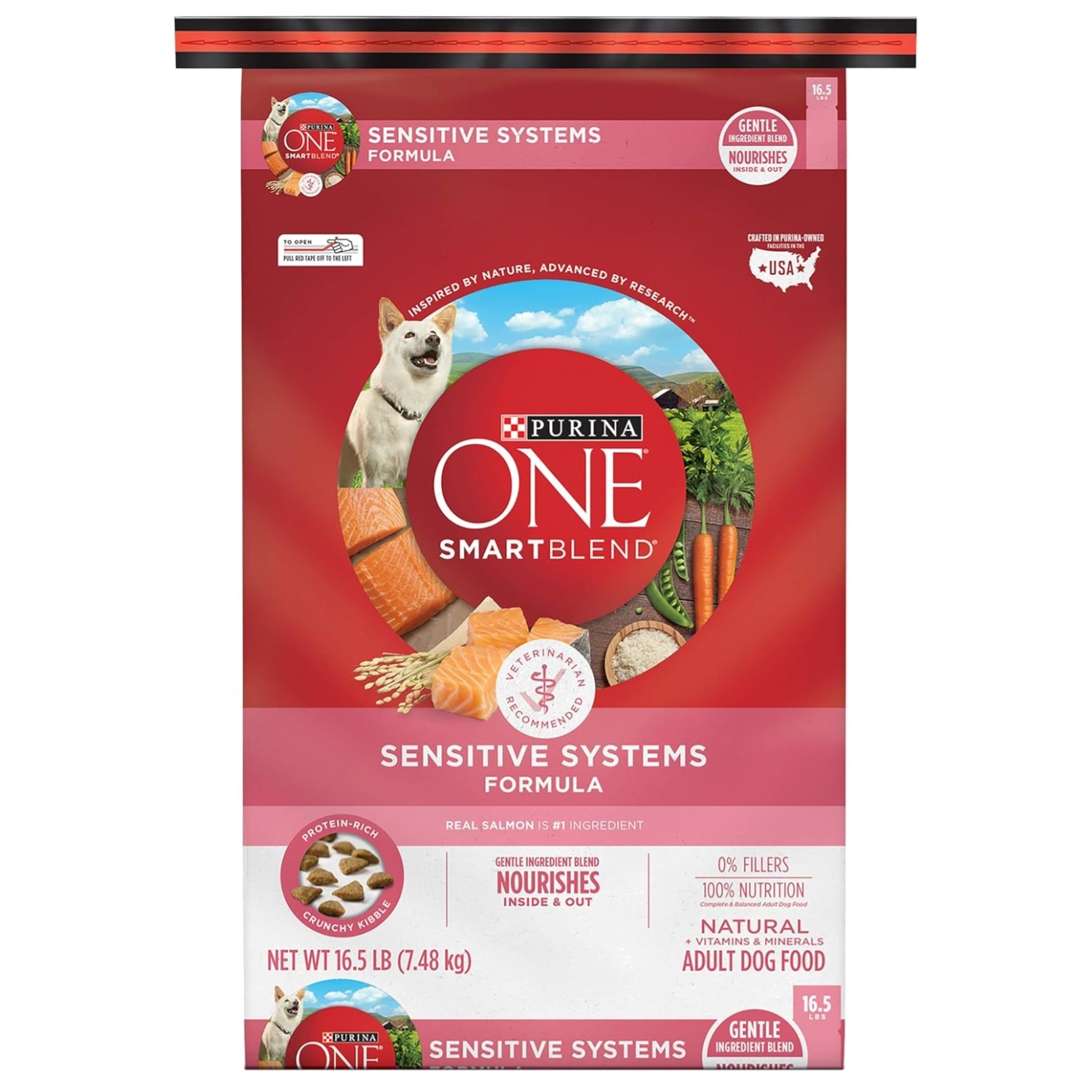 With Salmon - 16.5 Lbs Natural Formula
