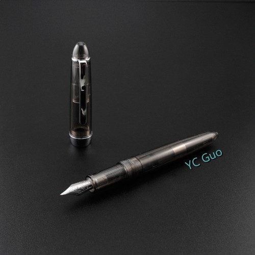 Jinhao 992 Transparent Fountain Pen Screw Cap Extra Fine Nib 6 colors For Choice - Picture 13 of 15