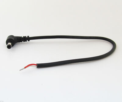 100pcs 2.5mm 1ft 5.5x2.5mm CCTV DC Power Plug Right Angle 90D Single Cord Cable