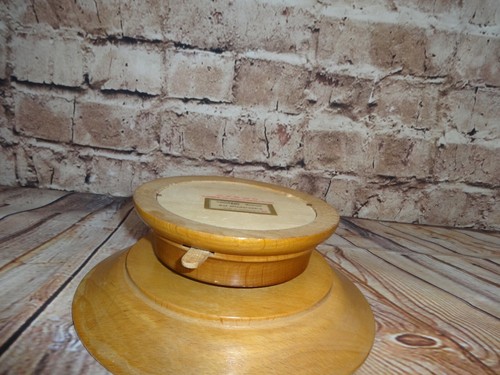 Vintage THORENS Wood Rotating Music Bowl, Swiss Musical Movement Switzerland - Picture 4 of 4