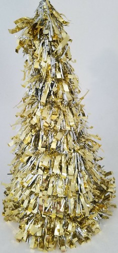 Decorated Tinsel Cone Christmas Trees Table Top 10" 1/Pk, XM2, Select: Type - Picture 3 of 13