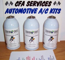 3 ENVIROSAFE REPLACEMENT REFRIGERANT /FOR 1995-OLDER R12 and R134a SYSTEMS =48oz