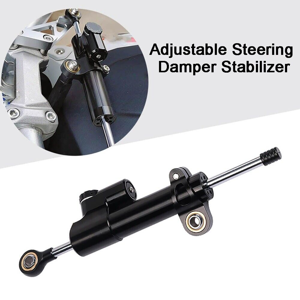 CNC Steering Damper Stabilizer For Harley Dyna Softail Road King