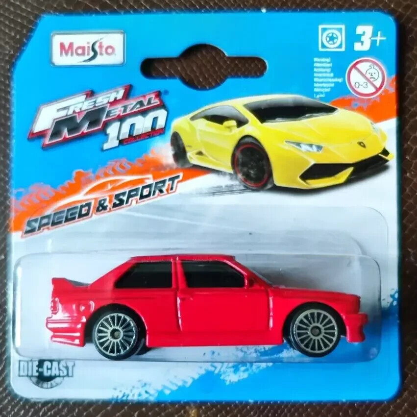 Maisto Fresh Metal 100 SPEED AND SPORT 1:60 1:64 scale BMW 1988 3