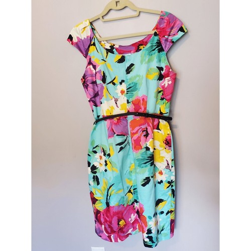 Spense Women's Floral Knee length Dress Size 10 908 - Picture 2 of 9
