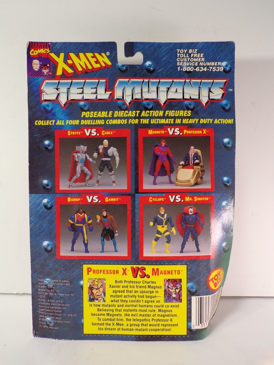 X-Men Steel Mutants 1994 Toy Biz Professor X vs Magneto