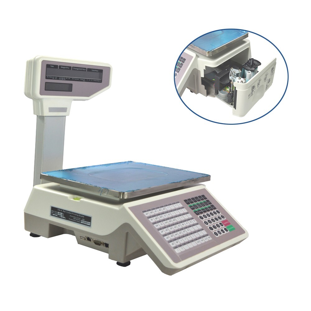 30kg Digital Price Computing Scale with Thermal Printer & Barcode Printing